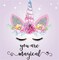 Diamond Art Diamond Painting Kits for Adults Paint by Numbers with Gems Unicorn You are Magical 12" x 12"